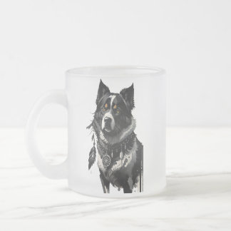 Hund, Träumer, Amulet, Talisman, Mattglastasse