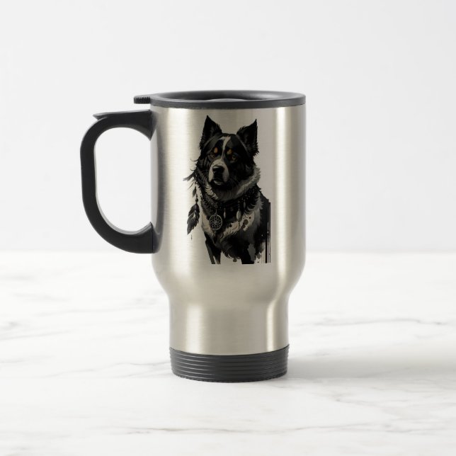 Hund, Träumer, Amulet, Talisman, Reisebecher (Links)