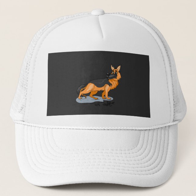 Hund Truckerkappe (Vorderseite)
