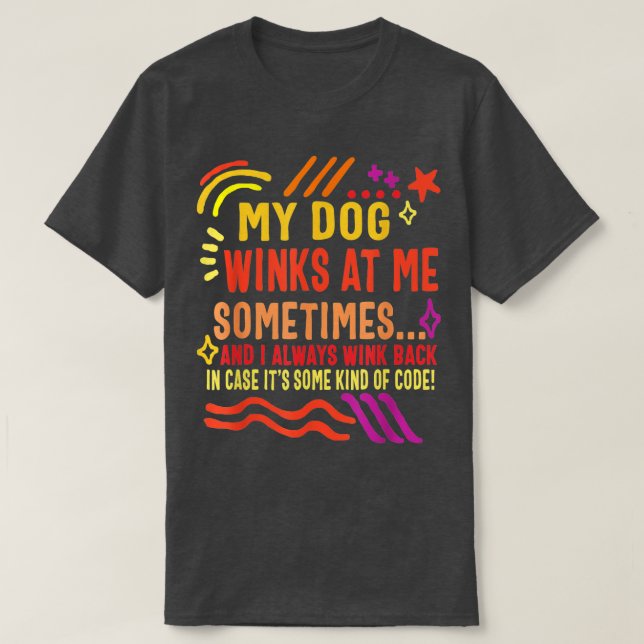 Hund überbesitzer meinen Hund Winken bei mir manch T-Shirt (Design vorne)