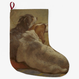 Hund und Bartollie (zwei Hunde) (Tiere) Großer Weihnachtsstrumpf