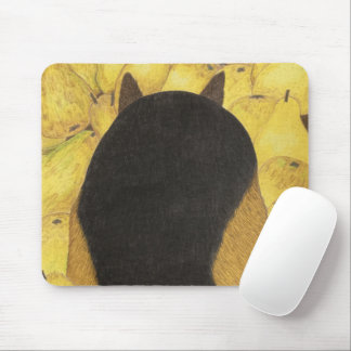 Hund und Birnen-Mauspad Mousepad