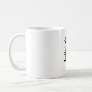 Hund und Geist trinken Wein. Klassisches T-Shirt Kaffeetasse