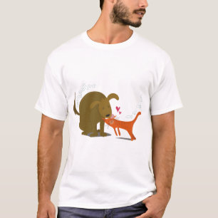 Hund und Katze Bester Freund T-Shirt