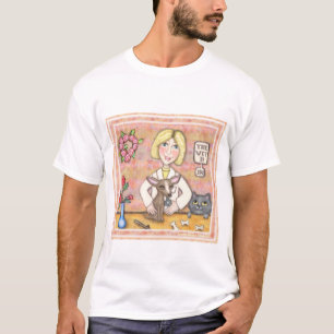 Hund und Katze Damen-Vet With T-Shirt