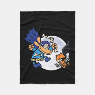 Hund und Katze für Kinder von wesentlicher Bedeutu Fleecedecke