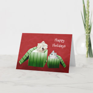 Hund und Katze Weihnachten