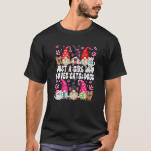 Hund und Katze werden für nur ein Mädchen, das Kat T-Shirt