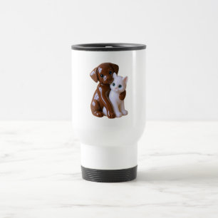 Hund- und Katzenfigur Reisebecher