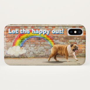 Hund und Rainbow Graffiti Case-Mate iPhone Hülle