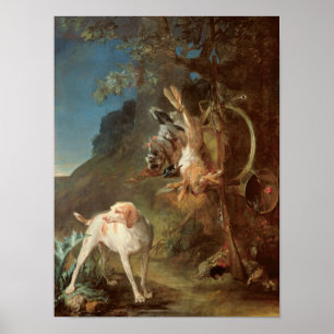 Hund und Spiel, 1730 Poster