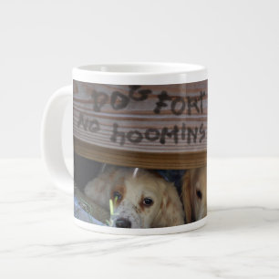 Hund und Welpe in Dog Fort Jumbo-Tasse
