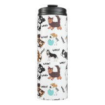 Hund und Woof Design-Thermalbecher