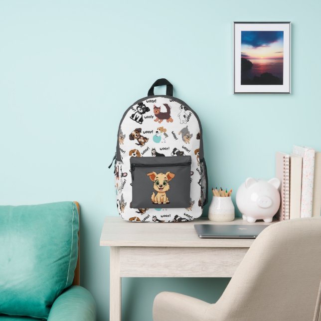 Hund und Wuff   Bedruckter Rucksack (InSitu)