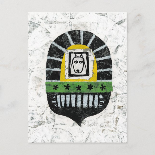 Hund unter der Bridge-Postkarte Postkarte (Vorderseite)