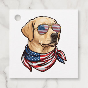Hund Usa Flag Sonnenbrille Bandana Geschenkanhänger