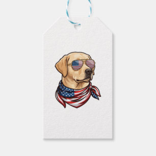 Hund Usa Flag Sonnenbrille Bandana Geschenkanhänger