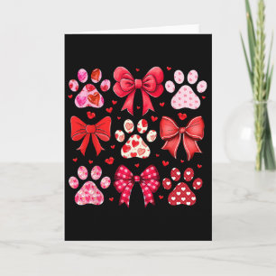 Hund Valentine Hund Pfotenabdruck Herz Coquette Va Karte