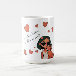Hund Valentine Kaffeetasse