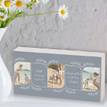 Hund Vater 3 Vertikales Foto Liebende Worte Person Holzkisten Schild<br><div class="desc">Foto-Blockgeschenk aus Holz für einen Hundevater von der besten Freundin des Menschen - oder es ist genauso einfach für jeden anderen nahen Freund oder Verwandten zu personalisieren. Die Fotovorlage zeigt 3 Ihrer bevorzugten Fotos im vertikalen Format mit abgerundeten Ecken an. Geschrieben mit liebevoller Formulierung in klarer, handgeschriebener Schrift, die lautet:...</div>