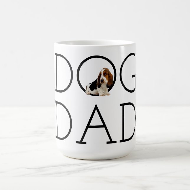 Hund Vater Basset Hound Kaffeetasse (Mittel)