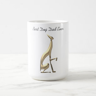 Hund Vater Gold Greyhound einfach Kaffeetasse