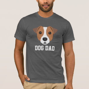 Hund Vater Jack Russell Vatertag T-Shirt