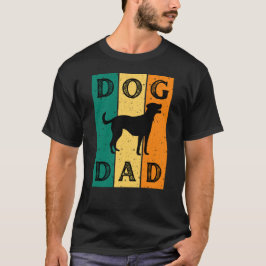 Hund Vater Retro Hund Lover T-Shirt