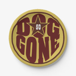 Hund verschwand alte Teller