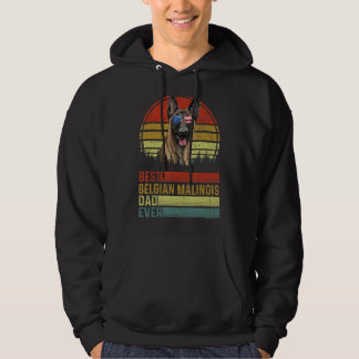 Hund Vintag Beste belgische Malinois Vater je Vate Hoodie