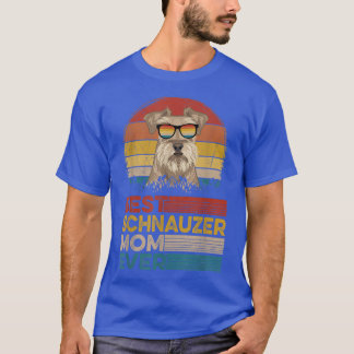 Hund Vintage Beste Schnauzer-Mutter Aller Zeiten M T-Shirt