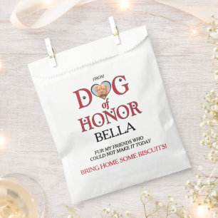 Hund von Ehre, Rotes Herz, Gönnertaschen Geschenktütchen
