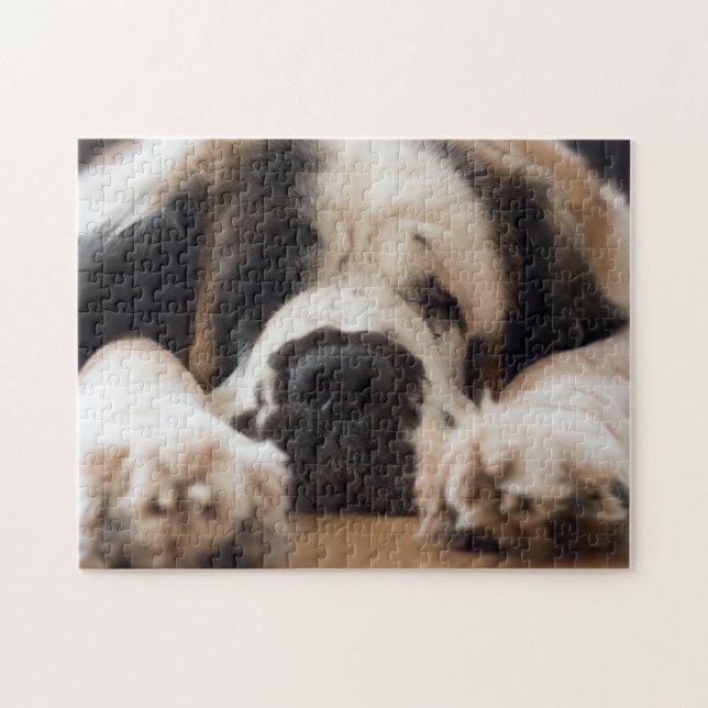 Hund von Saint Bernard Puzzle (Horizontal)