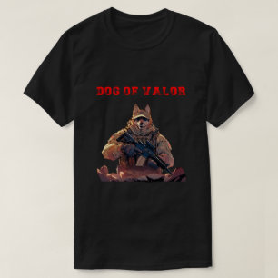 Hund von Valor K9 Militärische Arbeitshunde T-Shirt