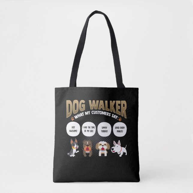 Hund Walker Funny Hund Wanderpet Sitter Geschenk (Vorderseite)