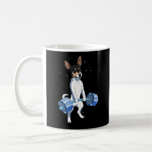 Hund Weightlift Rat Terrier Kaffeetasse