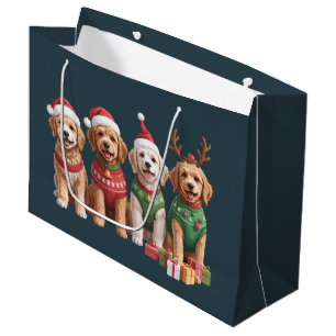 Hund Weihnachten Goldendoodle Weihnachten Hunde Li Große Geschenktüte
