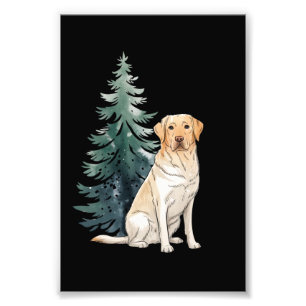 Hund Weihnachtsbaum Party Hunde Liebhaber Xmas Fotodruck