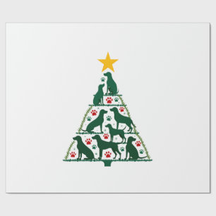 Hund Weihnachtsbaum Shirt - Hunde Weihnachten (4) Geschenkpapier