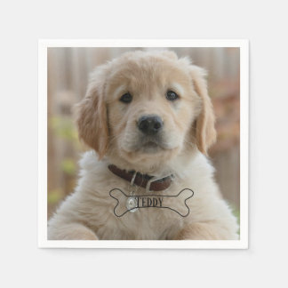 HUND WELPE FOTO NAME BONE BESTER HUND MUTTER VATER SERVIETTE