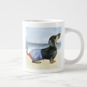 Hund  Welpe in Schwimmbädern Jumbo-Tasse