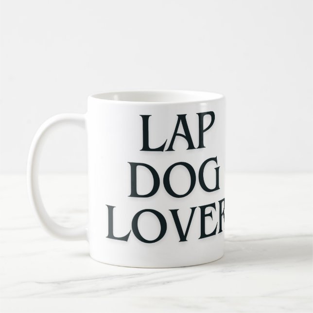 Hund, Welpe Liebe Kaffeetasse (Links)