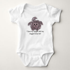 Hund Welpe Liebe Säugling Baby Kind Kind Kind Kind Strampler