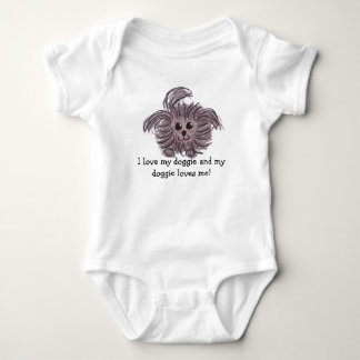 Hund Welpe Liebe Säugling Baby Kind Kind Kind Kind Strampler