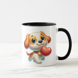 Hund, Welpe Liebe Tasse