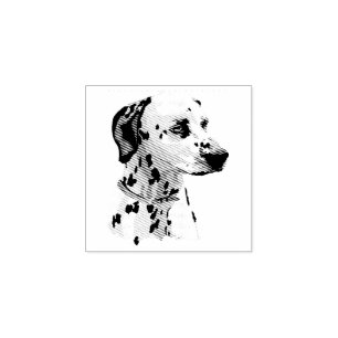 Hund Welpe Süßestes Baby Dalmatiner Gummistempel
