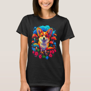 Hund Welsh Corgi Pilz T-Shirt