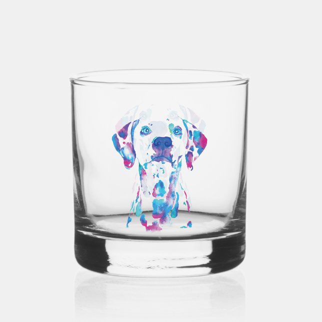 Hund Whiskyglas (Vorderseite)