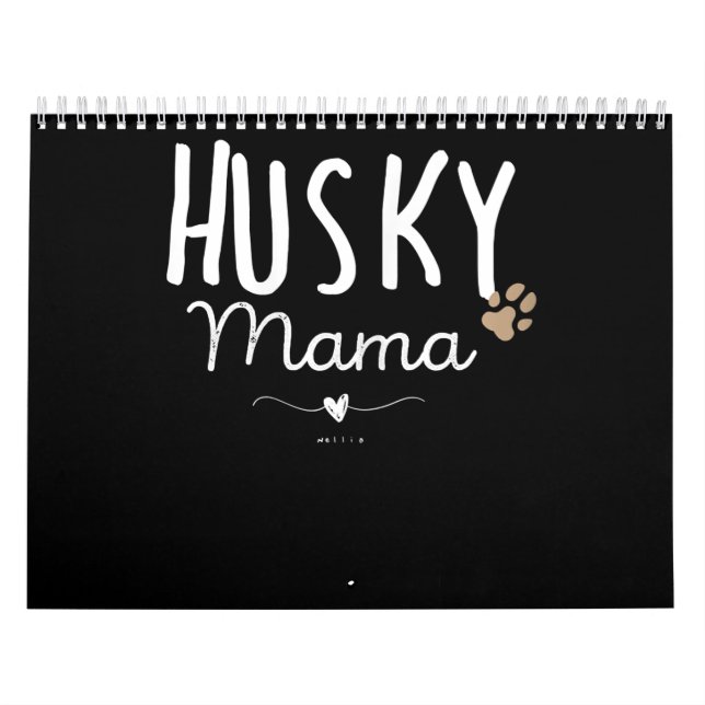 Hund | Womens Husky Mama Husky Mama gibt Dog Lover Kalender (Titelbild)