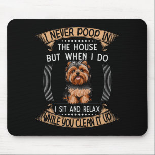Hund Yorkie O Zeug Haustier Papa Preis Yorkieo Wel Mousepad
